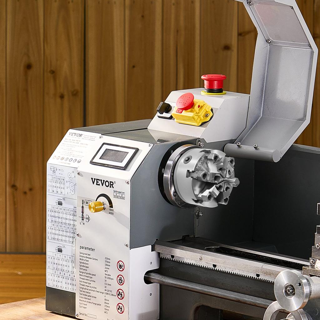 VEVOR 6-Jaw Lathe Chuck, 6 Inch (160 Mm), Self-Centering Chuck with D1-4 Cam Lock Backing Plate