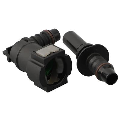 Fuel Line Hose Release Connector 90 Deg Black Fuel Line Hose Coupler Quick Release Connector SAE 9.89 Accessories