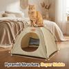 Upgraded Cat and Dog Tent Bed, Pet Summer Sunshade Tent, Enhanced Breathability Design To Keep You Cool.
