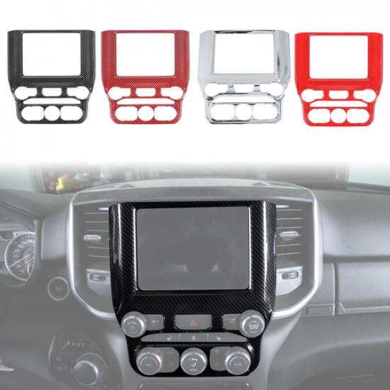 Center Console Navigation Panel Cover Trim For Dodge Ram 1500 2018+ Accessories
