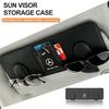 D1-Car Sunglasses Holder Sun Visor Glasses Clip Fastener Glasses Storage For Mercedes Benz W211 W124 W176 W177 C180 C200 C260 C300