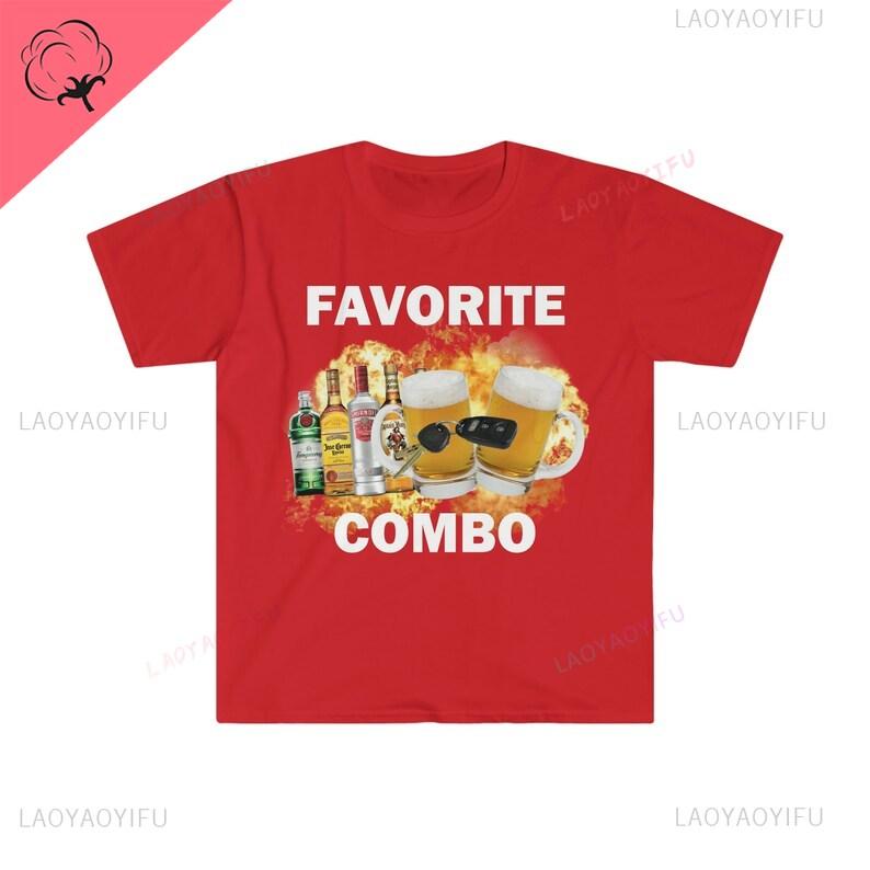 Favorite Combo TShirt Humor Funny Gift Meme Unisex Offensive TShirt Satire Shirt S
