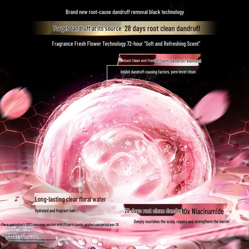 Clear Women's Anti-Dandruff Scalp Care Shampoo Cherry Blossom