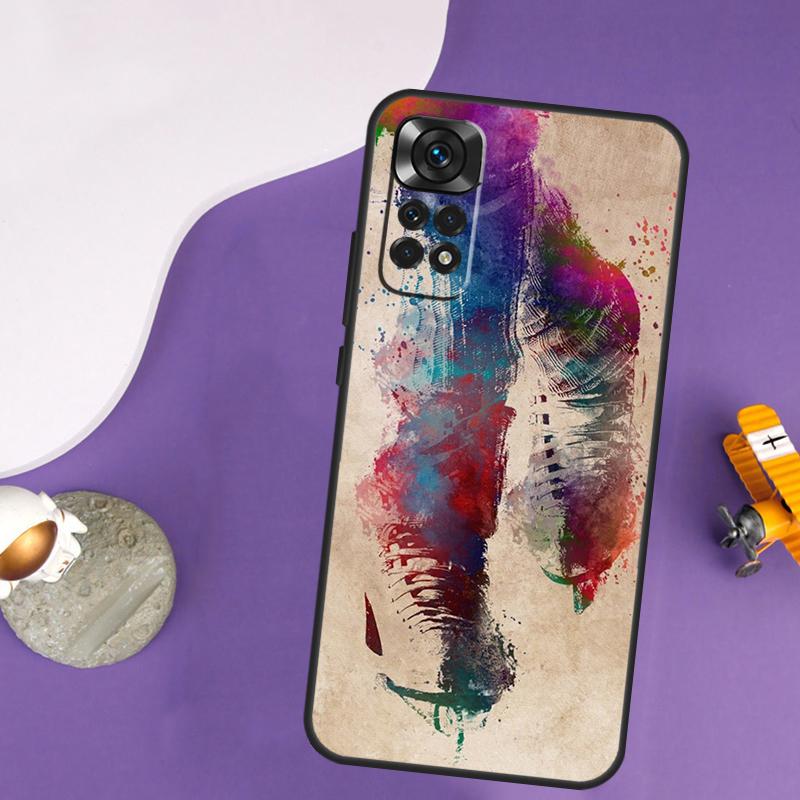 

Чехол для танцев на льду для Xiaomi Redmi Note 13 Pro 14 12 9 10 11 Pro 10S 11S 12S Redmi 14C 13C 10C 12C Redmi 13C