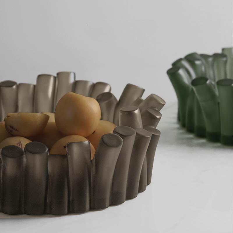 Creative Plates Table Decoration Fruit Bowl Minimalist Unique Plate Storage Decorative Trays Elegant Organizer Home Ornaments
