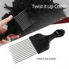 1Pc Curling Brush for Dreadlocks Hip Hop Hair Styling Perm Detangling Smoothing Cleaning Comb Professional Multifunctional Tool