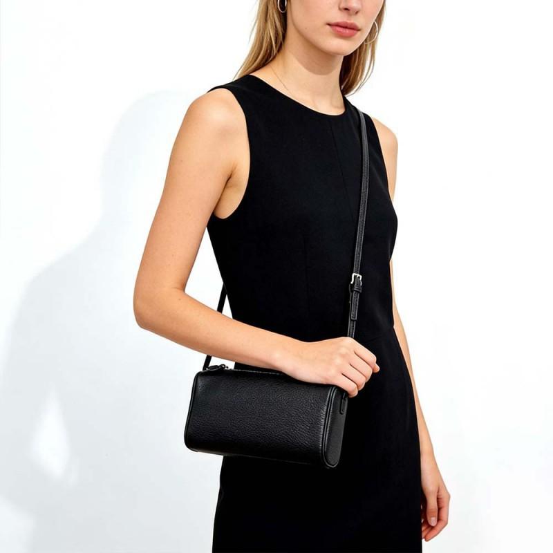Borsa da Donna 2026 in Vera Pelle Cuoio Strato Superiore Porta Penne Versatile di Alta Gamma Portatile a Tracolla