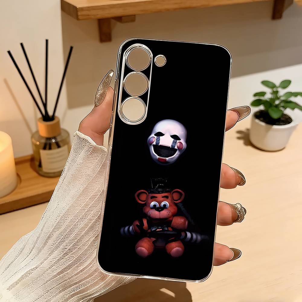 Five N-Nights At F-Freddys Fnaf Phone Case For Samsung Galaxy A71,A70,A52,A51,A40,A30 Transparent Cover