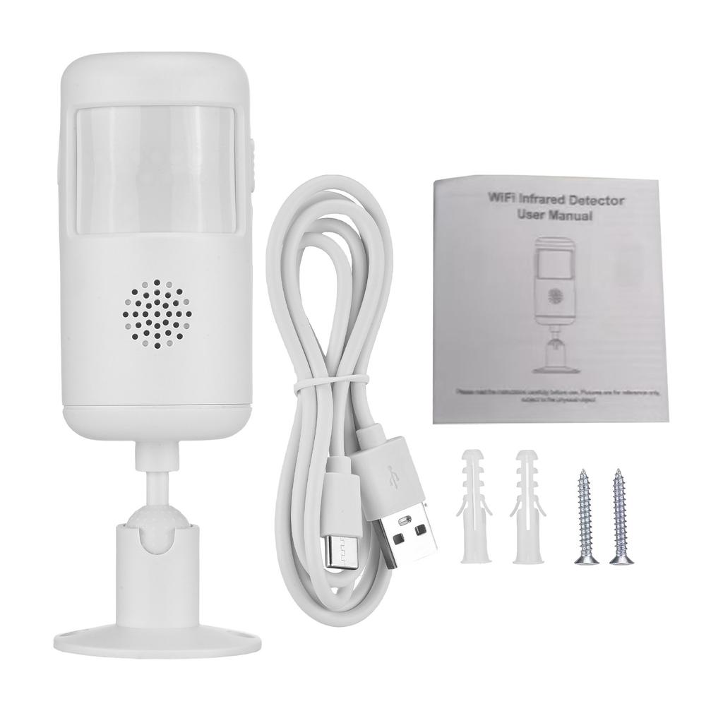 PIR Bewegungsmelder Detektor Passend für Smart Life TY APP WiFi Sicherheitssensor 12m Erfassungsreichweite