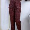 Pantalon Harem Imprimé Léopard Taille Élastique Épais - Hiver Décontracté Ample Élégant Pantalon Lanterne