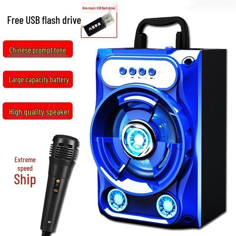 Song Audio Multifunctional Bluetooth Speaker with Subwoofer for Home & Outdoor Use