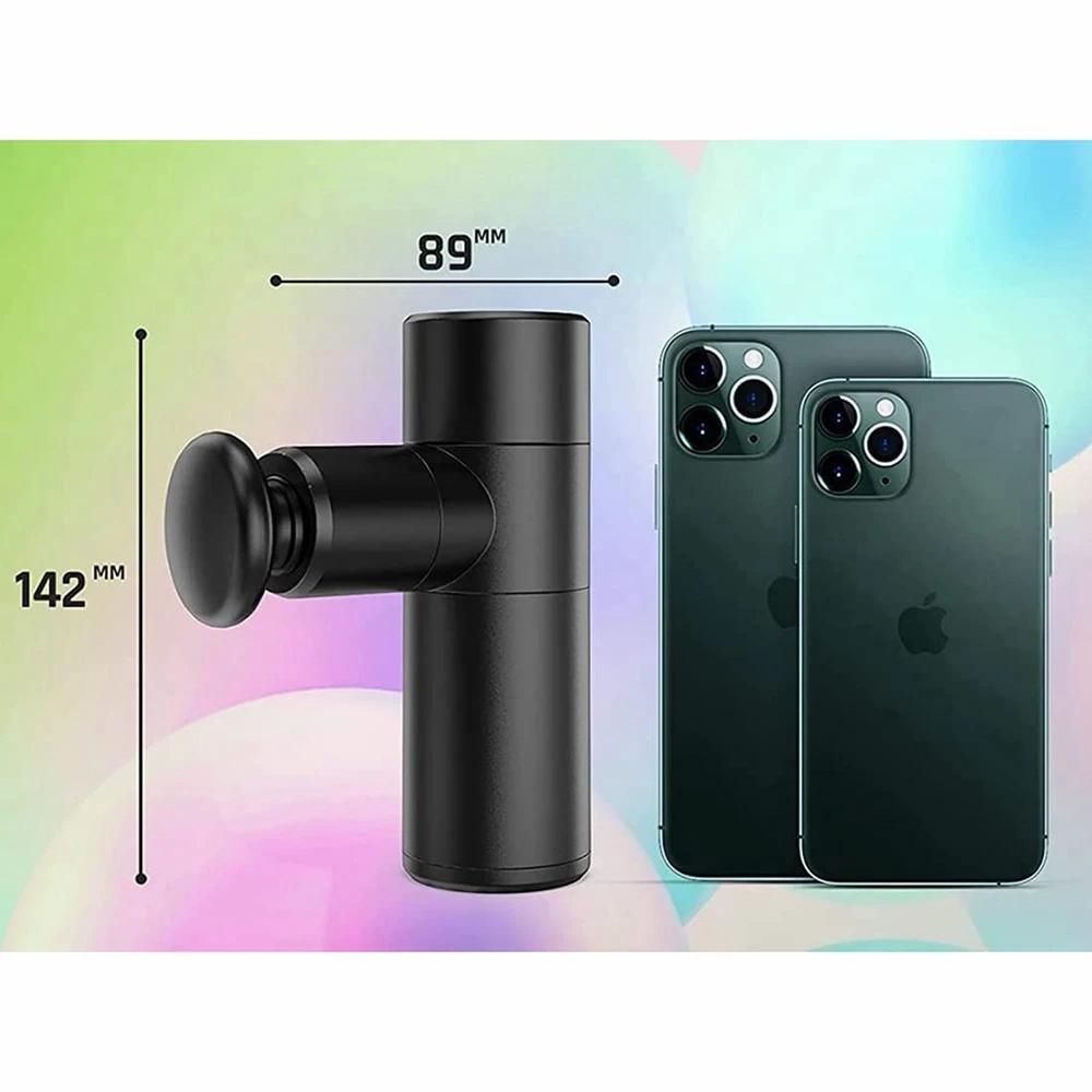 Aluminum Alloy Mini Fascia Gun Household Small Fitness Massage Gun for Deep Relaxation of Muscles and Relief of Fatigue