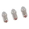 3Pcs 3D Printer Nozzles M6 Copper Plated CHT High Speed Nozzle Replacement Set for Ender 3 V3 SE End