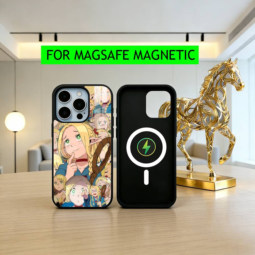 Delicious in M-Marcille D-Donato Dungeon Phone Case For iPhone17,16,15,14,13,12,11 Plus,Magnetic For Magsafe Wireless Charging
