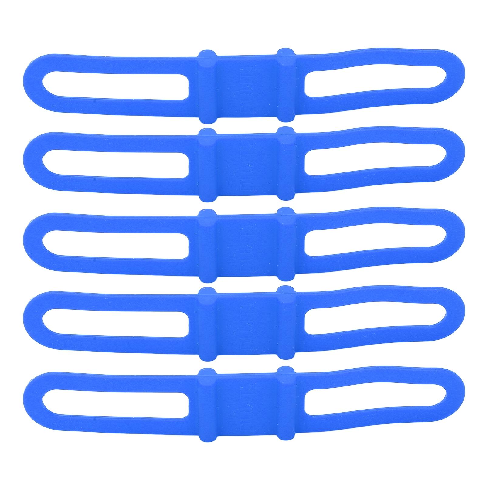 

DUUTI 5 шт. силиконовая лента для велосипеда велосипедный фонарик крепление на руль держатель многоцелевые велосипедные ремни