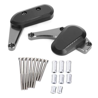 Protection de carter d'alternateur Slider de moteur Protection antichoc Décoration Modification de moto Compatible pour Suzuki GSXR1000 2009 2016 Titane