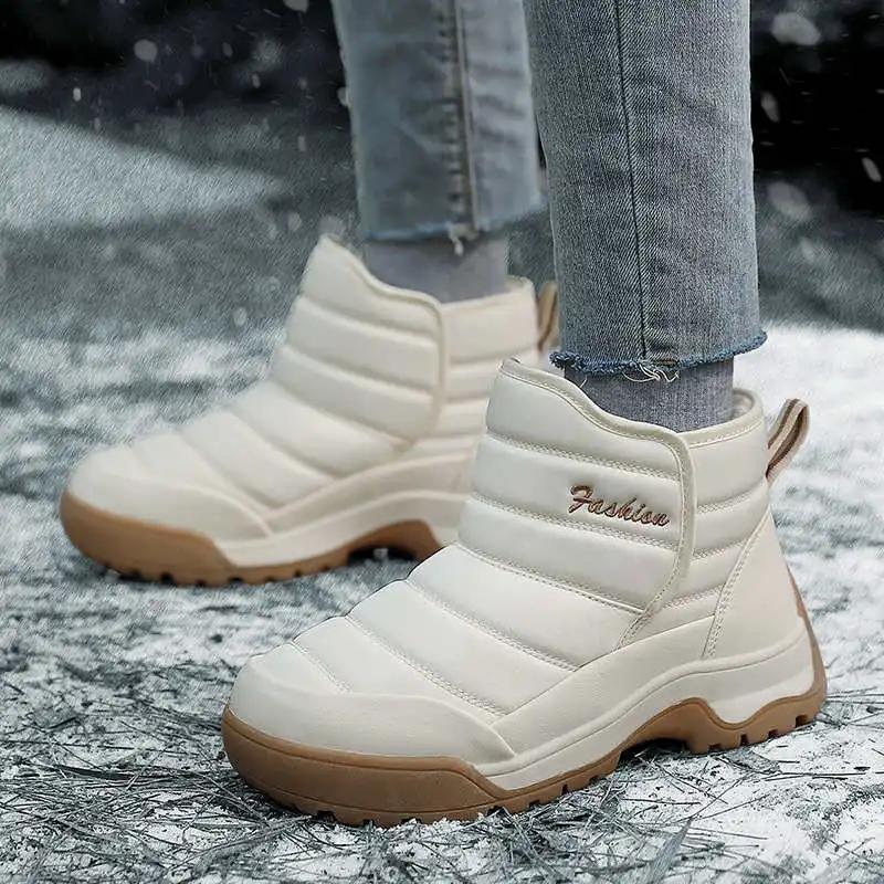 Fashion Snowshoe Snow Booties Women's Sneakers Black Tennis Shoes Blue Brown Boots For Women Sport Lowest Price First Degree Brand