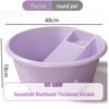 Children's and Baby Clothing Hand Wash Basin with Rubbing Board for Underwear and Socks