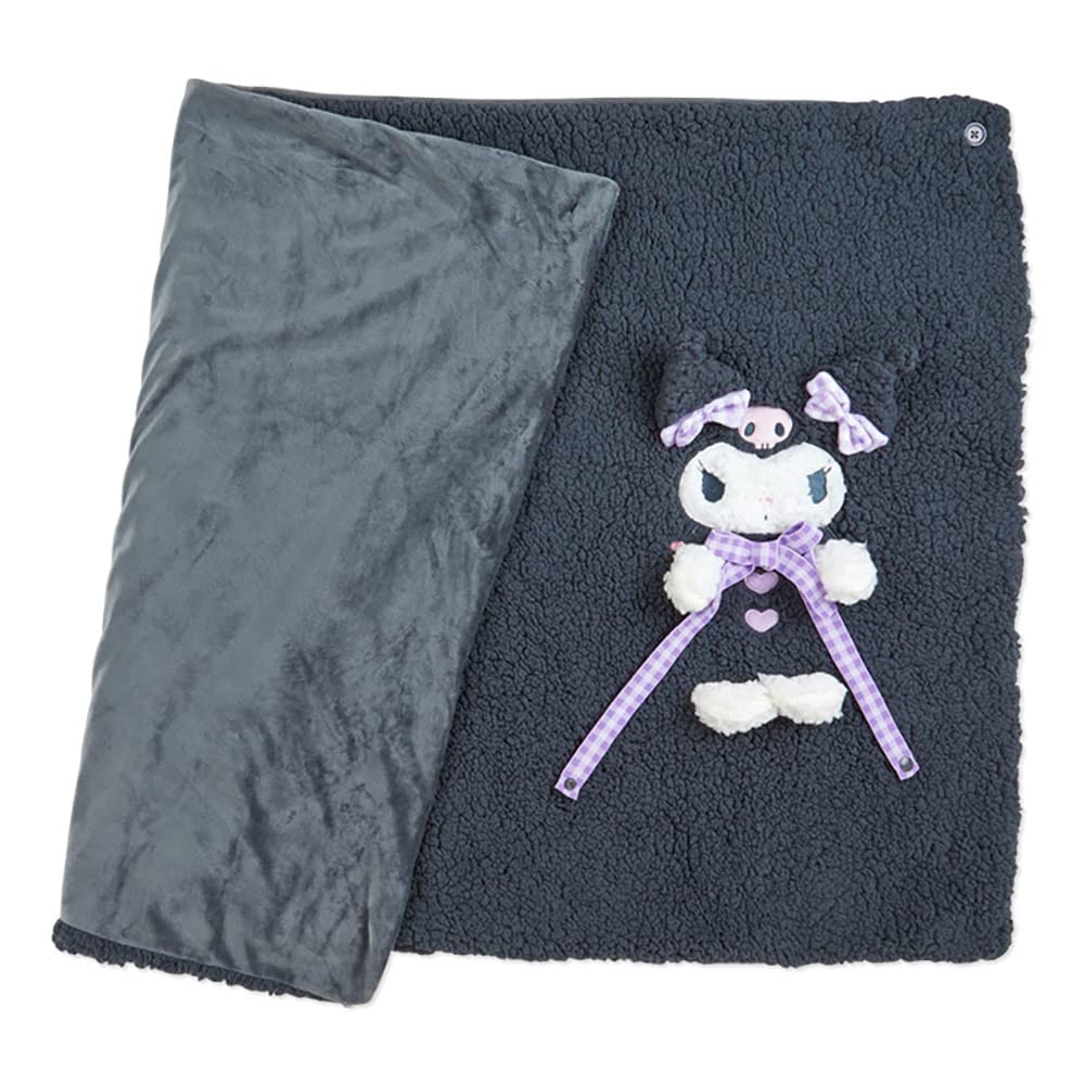 Sanrio Sanrio Cushion Blanket Kuromi Kuromi Hot and Soothing Warm Room Series Character 110 X 2 X 70 Cm 627178 SANRIO (SANRIO) Kuromi-chan