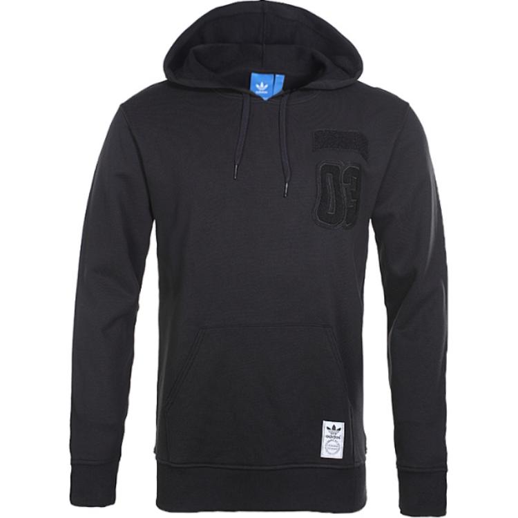 Adidas Originals Trefoil Essentials Crew Sweatshirt Black CD1728 M