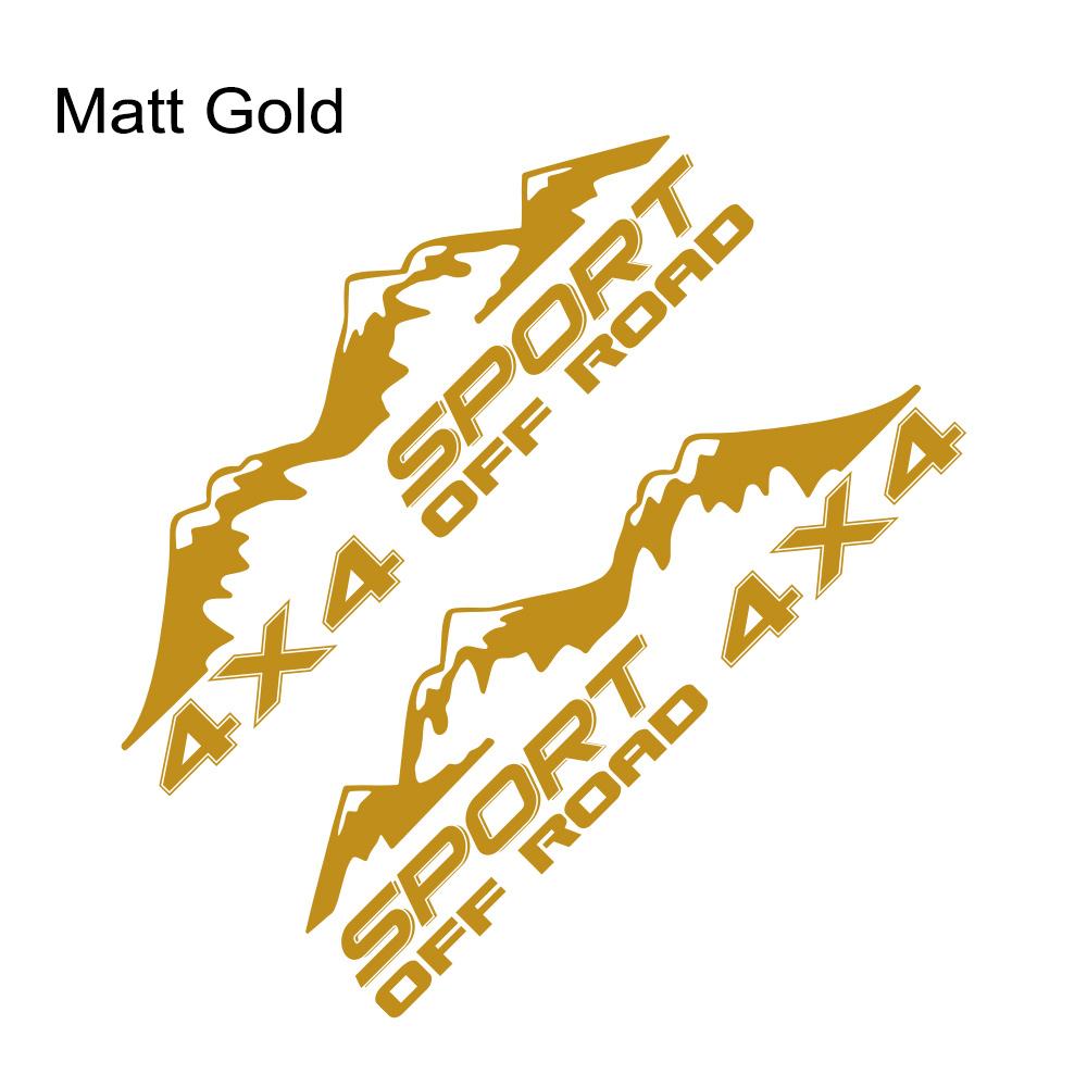 Various Sizes Universal Pickup Car Side Stickers 4x4 Sport Off Road Mountain Styling Vinyl Decor Decal Auto Tuning Accessories