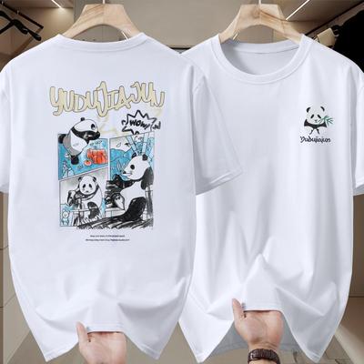 4XL-11XL Plus Size Tops Summer Oversize T-shirts Man Short Sleeve Tee Fashion Vintage Clothing