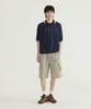 COVERNAT Bermuda Cargo Nylon Shorts Khaki Beige