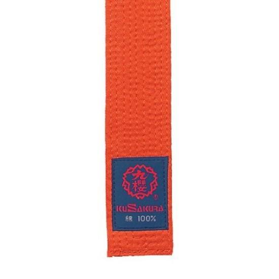 

Kuzakura karate belt for karate uniform color belt JC2O orange 2 оранжевый