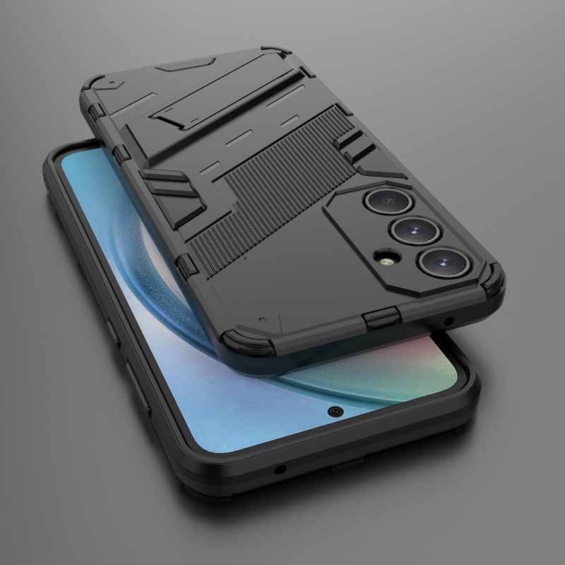 Shockproof Case For Samsung A15 A25 A35 A55 A05 A05S Armor Holder Back Coque for Galaxy A14 A24 A34 A54 5G A04 A04S A04E Cover