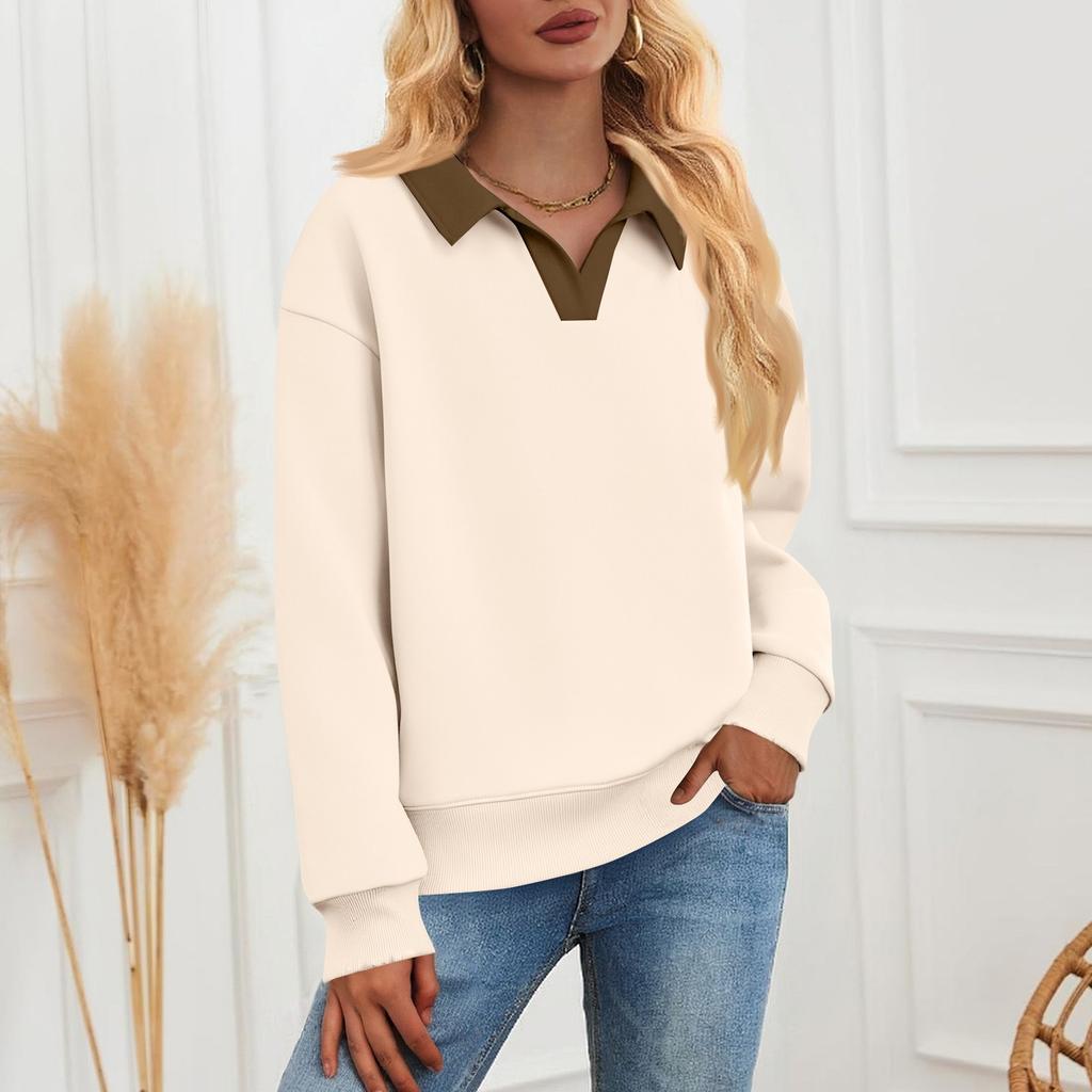 Women's Fashion Solid Color Casual Long Sleeve Hoodie