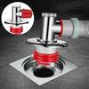 ABS Material Cover Drainage Pipe Connector Compatible With 40 50 Drains Detachable Design Easy Cleaning Feature