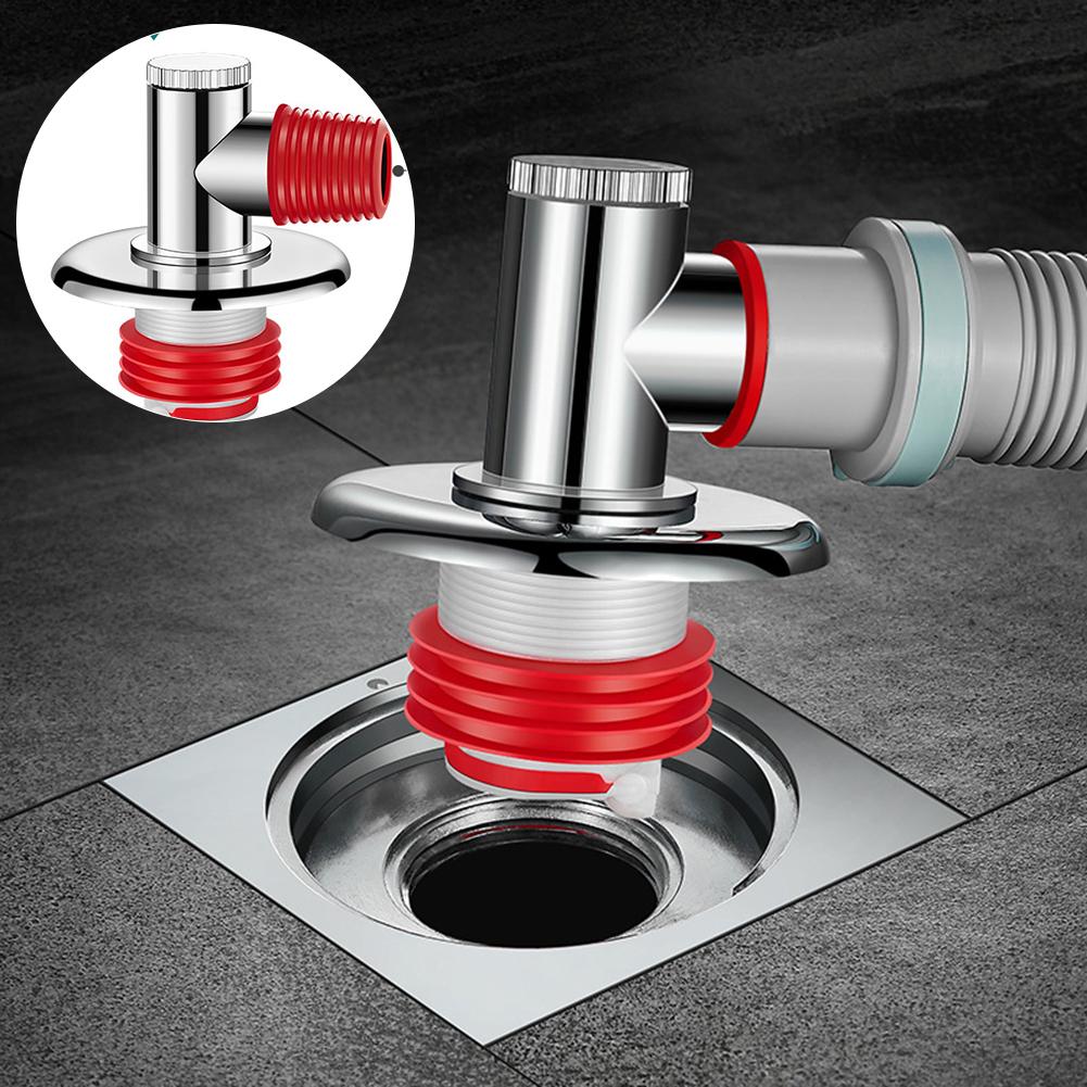 ABS Material Cover Drainage Pipe Connector Compatible With 40 50 Drains Detachable Design Easy Cleaning Feature