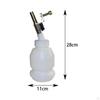 1L Brake Fluid Refilling Bottle with Adjustable Clamp 28x11cm Volume Scale Leak Resistant Metal