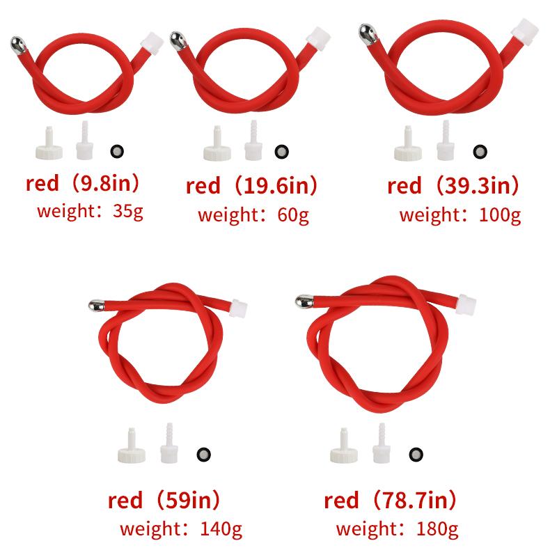5 Holes Flexible Enema Bidet Tube Silicone Comfortable Nozzle Enema Attachment 50cm-100cm Hose Bathroom Accessories