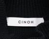 CINOH [Good Condition] 23WKN505 Cotton Fringe Knit Sweater/ tops F blackUsed