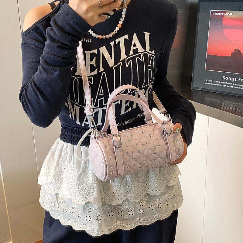 Handbag Women's New Versatile Fashion Rhombus Shoulder Crossbody Bag