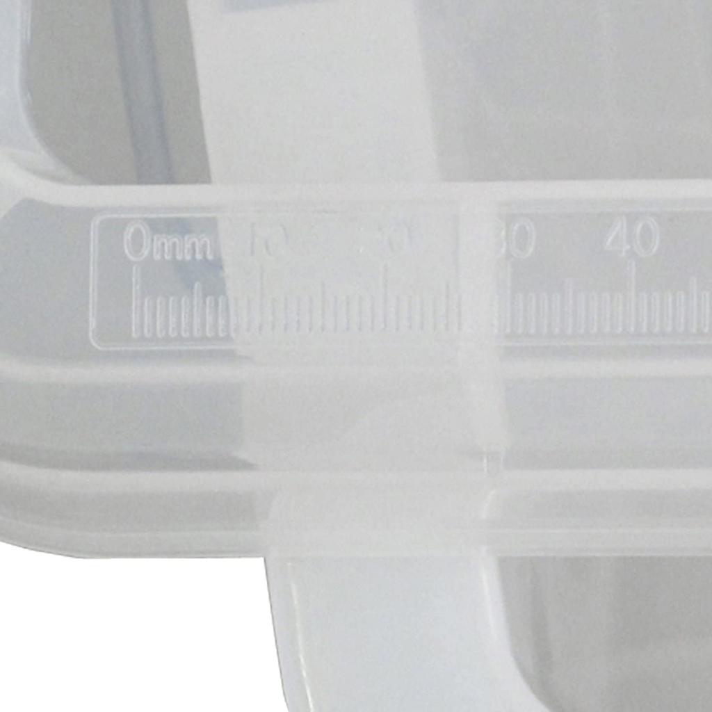 JEJ Astage Storage Box ST Box Clear Depth X Height X Width Set of 4 #45 54.5 32.2 37.9cm