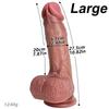 Dildo Anale Grande in Silicone a Doppia Densità Tipo Pelle per Punto G Circonferenza Dildo Giganti Pene Realistico Giocattolo Sessuale Dildo con Ventosa Giocattoli Sessuali per Donne