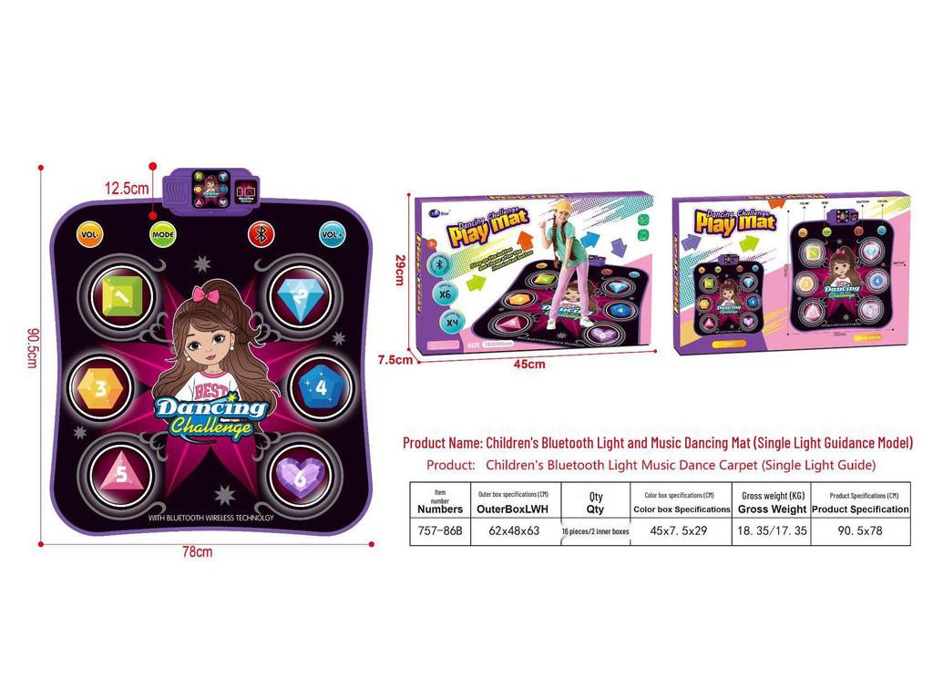 Aozheng Electronic Foot Pedal Piano: Children's Educational Music Blanket with Multiple Instrument Modes