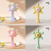 Baby Silicone Teething Toy With Hand Rattle For Soothing And Chewing Fun