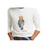 Polo Ralph Lauren Letter Bear Print Long Sleeve T-Shirt Men Tops White 710953718-004