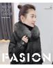 Plus Size Women's Winter Coat with Fur Collar - Shiny, Loose Down Cotton Fashion Jacket