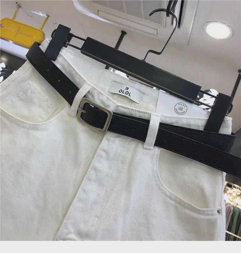 Summer 2022 Korean High-Waist Denim Shorts - Women's Loose Slim Fit Wide-Leg Trend