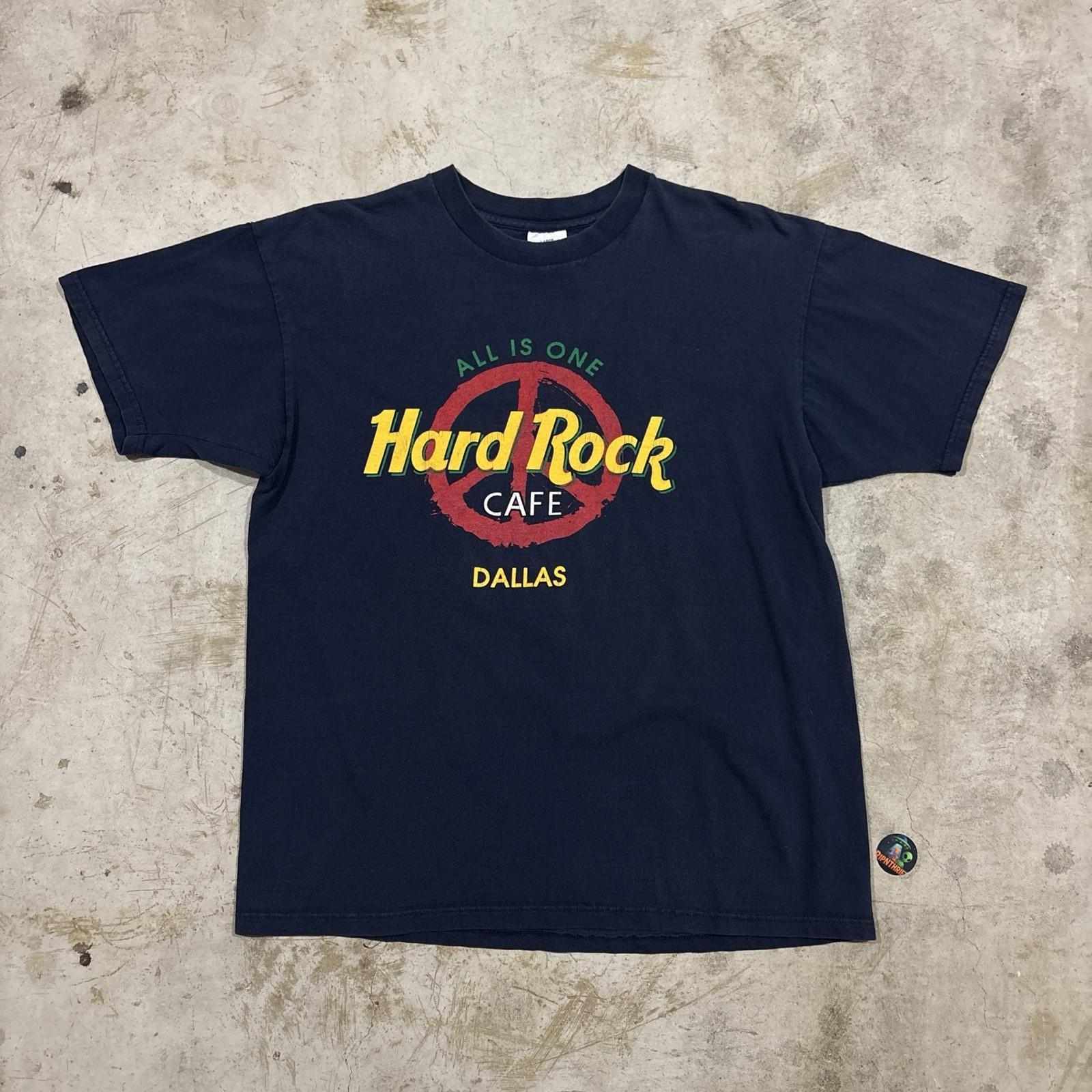 Vintage Hard Rock Cafe Dallas TX Size L Unisex T-Shirt XXXXL