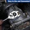 10pcs/Set Chrome Finish Crowfoot Wrench Heads Hand Tool Accessories  Mechanical Repair