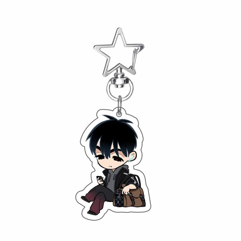 Anime ALIEN STAGE MIZI SUA TILL IVAN HYUNA LUKA Keychains Pendant Car Key Chain Acrylic Stand Fans Cosplay Accessories Gifts