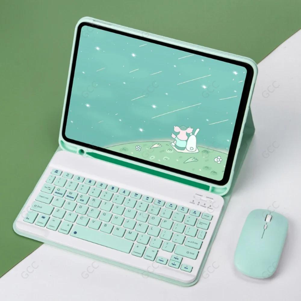 Tastaturabdeckungen für Tablets für Neues iPad 11. Generation A16 2025 Hülle mit Stifthalter für iPad 10. 9. 8. Air 6 5 4 Air 3 Pro 11 4. 3. Generation