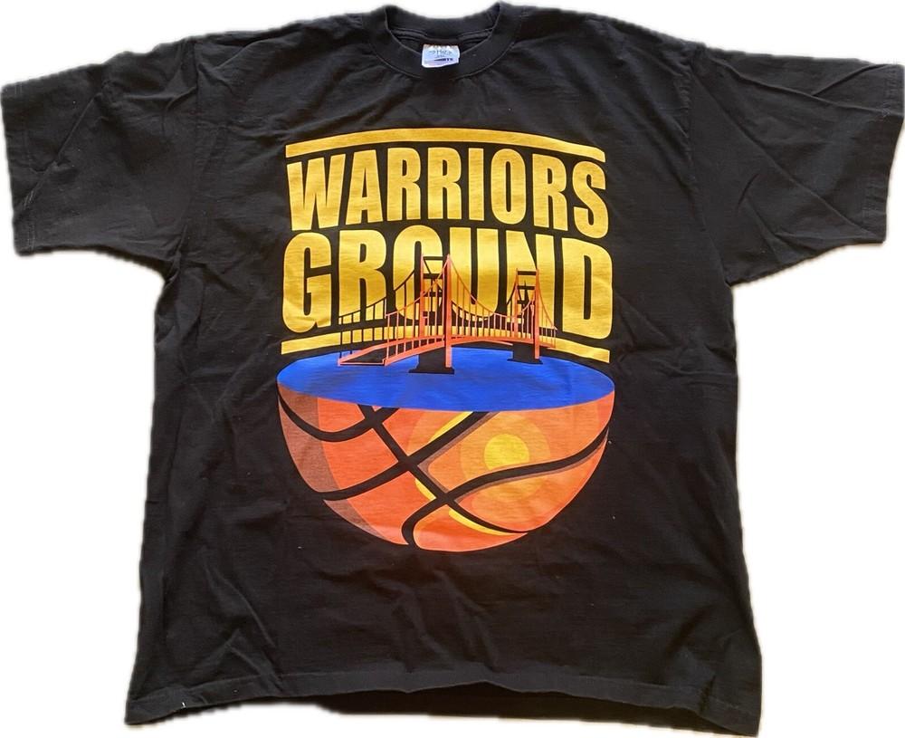 Футболка Golden State Warriors Ground Shirt Футболка Dubs Tee Сан-Франциско Окленд 2XL Унисекс Футболка XXXXL
