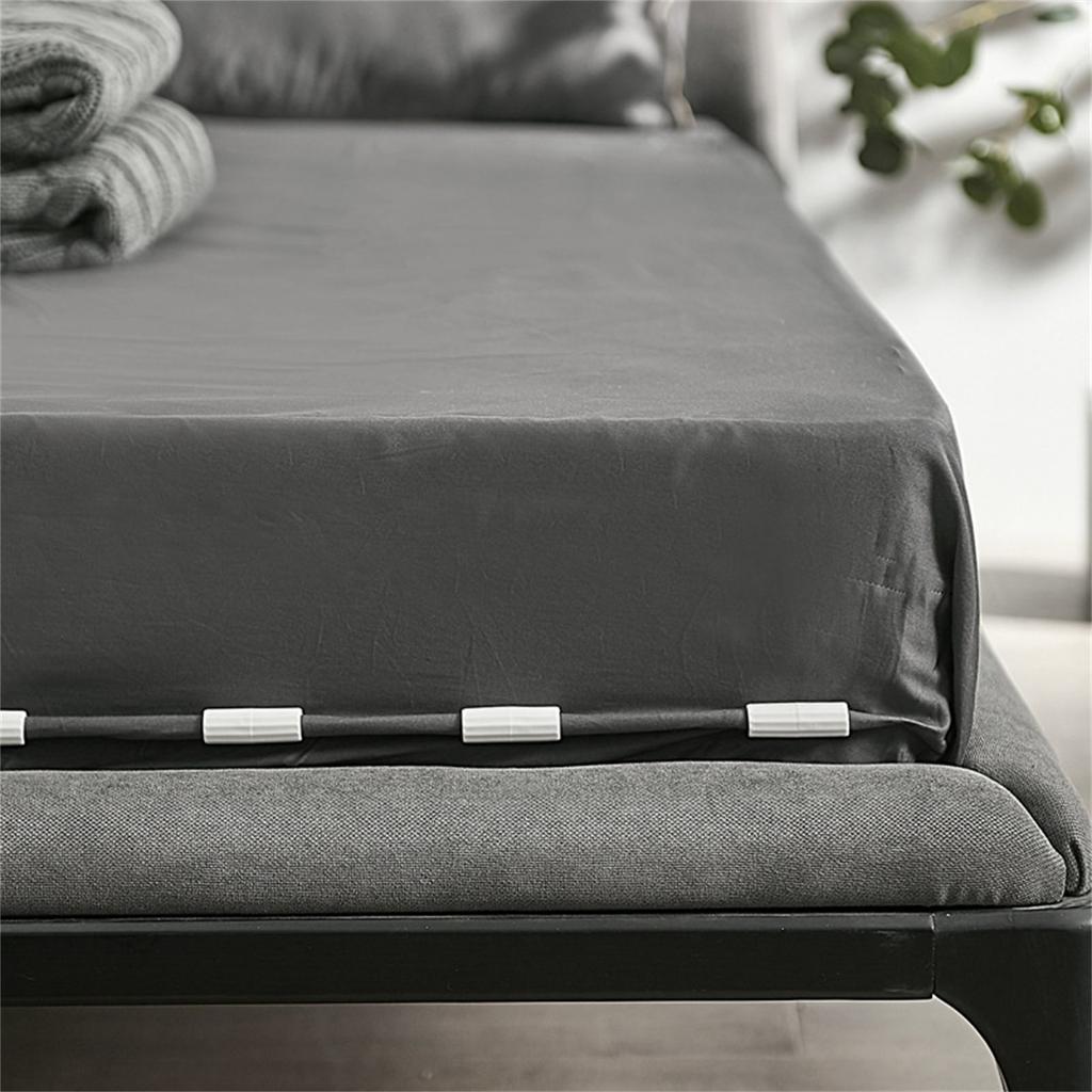 Set of 6 Sturdy PP Materials Sheet Straps for Keeping Sheet Neat and Tidying Secure in Any Bedroom Setting Daily Use
