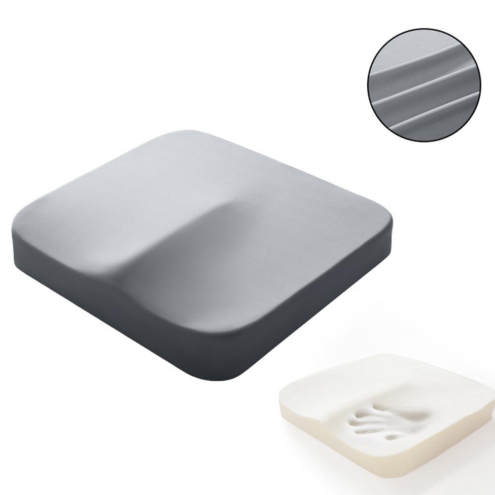

Memory Foam Office Chair Pad Slow Rebound Car Seat Pad Durable Seat Cushion Pain Relief світло-сірого кольору
